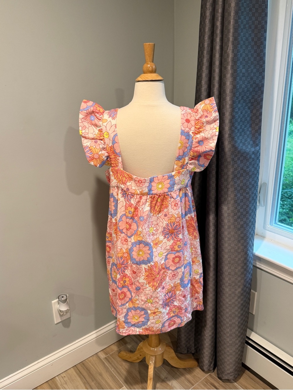 Tuckernuck Pink Floral Ruffle-Sleeve Sundress BabyDoll - Picture 2 of 12